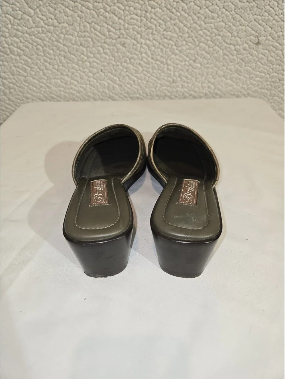 Brighton Wedge Sandals Sz 7.5 Ilsa Italy Preppy Work Party